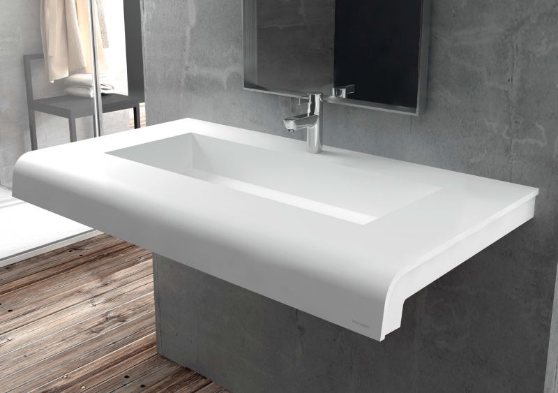 Plan Vasque Solid Surface 50 Cm En Resine Puzzle Caniveau Acrymold Blanc Vasques Largeur Plan Vasque Solid Surface 50 Cm En Resine Puzzle Caniveau Acrymold Blanc Vasques Largeur