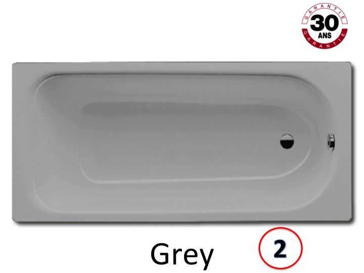 Baignoires Longueur 160 Baignoire 160 x 70 cm, en acier émaillé