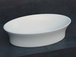 Vasque à poser, 58 x 38 cm, en résine Solid Surface - ZLGC17