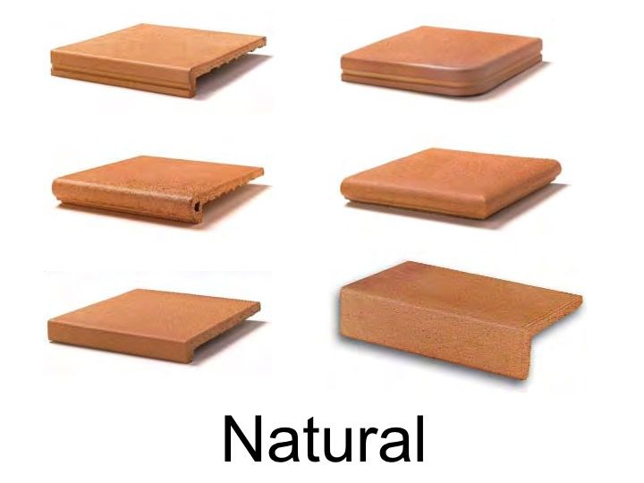 Carrelages, Mosaïques et Galets Terrasse Nez marche - Natural, nez de