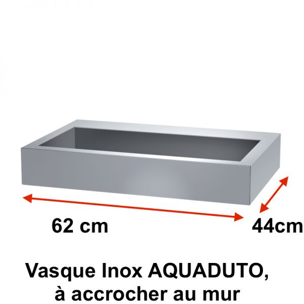 p 158406_3 vasque inox aquaduto a accrocher au mur 700 x 440 mm    delabie