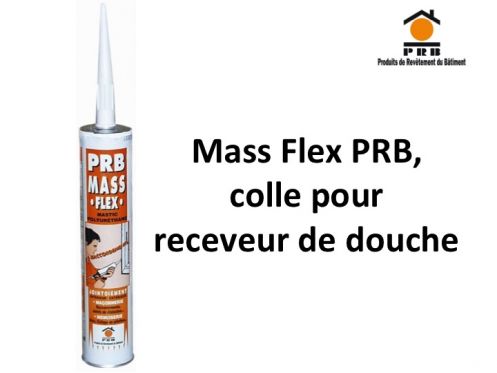 Cartouche Mass MS PRB - Mastic et colle d'tanchit pour receveur de douche.