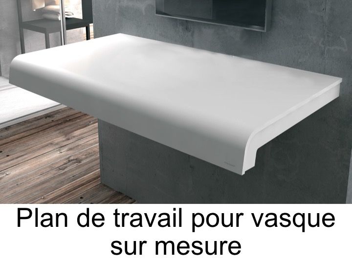 vasques plan vasque plan de travail sur mesure en solid surface pour vasque de salle de - Plan Carreler Salle De Bain vasques plan vasque plan de travail sur mesure en solid surface pour vasque de salle de - Plan Carreler Salle De Bain