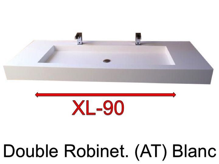 plan vasque suspendue ou encastrer double robinetterie largeur 210 cm en rsine xl - Robinetterie Vasque Salle De Bain plan vasque suspendue ou encastrer double robinetterie largeur 210 cm en rsine xl - Robinetterie Vasque Salle De Bain