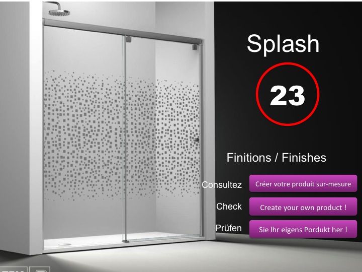 Paroi de douche Longueur 170 - Porte de douche coulissante ...