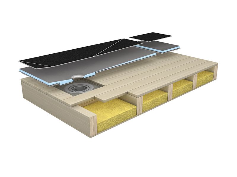 plato de ducha a revestir, suelos de madera para Fundo ligno, desage