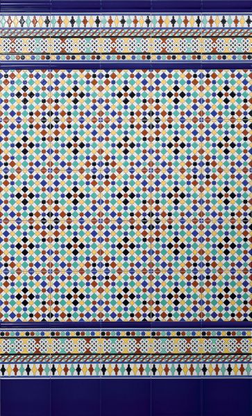 Sevillano 2225 20x20 Cm Carrelage Faience Au Style Oriental Mauresque Ou Zellige