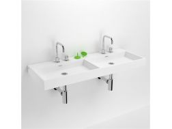 Lavabo double, 110 x 42 cm - WASH ME 110 DOUBLE