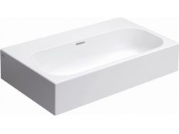 Lavabo 70 x 42 cm, en céramique blanc - MATCH ME 70