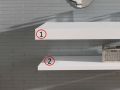 Aanrecht, in Solid Surface, voor wastafel in de badkamer - RODAS CF