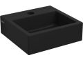 Lave mains, 27 x 28 cm, en céramique, anthracite mat - FLUSH 1