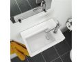 Lave-mains, 25 x 36 cm, avec perage robinetterie - FLUSH 2