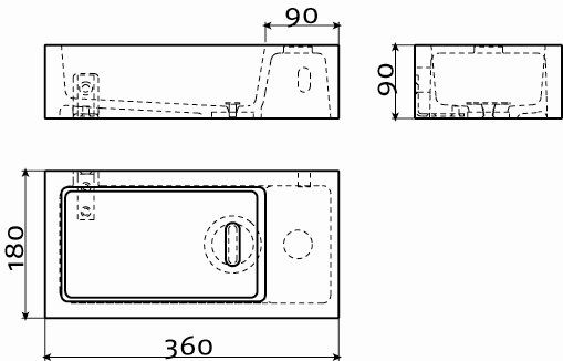 Meubles, lave-mains, robinetteries Lave-Mains - lave-mains 18cm avec ... Meubles, lave-mains, robinetteries Lave-Mains - lave-mains 18cm avec ...