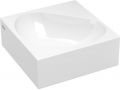 Umywalka, 27 x 27 cm, prostokątna, ceramiczna, bez otworu na baterię - FLUSH 5
