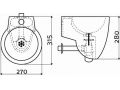 Lave-mains design, avec perage robinetterie - FLUSH 6