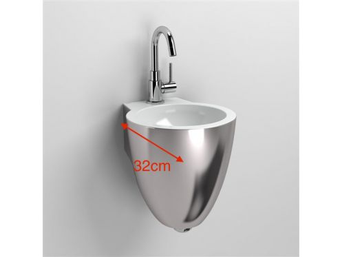 Lave-mains design, couleur platine - FLUSH 6