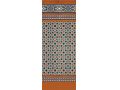 CALABROTE 7 - 7 x 28 cm, carrelage mural, au style Oriental.