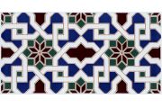 ALHAMBRA 14x28 cm - carrelage mural, au style Oriental.