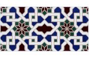 ALHAMBRA 14x28 cm - carrelage mural, au style Oriental.