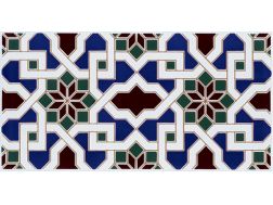 ALHAMBRA 14x28 cm - carrelage mural, au style Oriental.