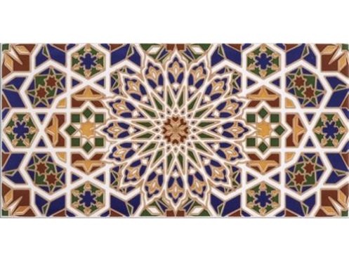 HISPALIS 15x30 cm - pÅ‚ytka Å›cienna w stylu orientalnym.