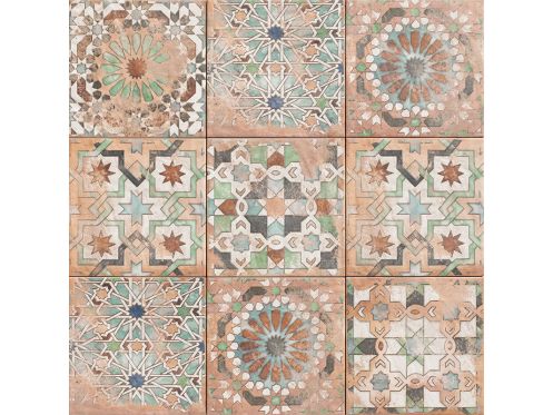 SFORZA 20x20 cm - pÅ‚ytka Å›cienna w stylu orientalnym.
