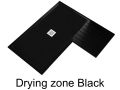 Receveur de douche sur mesure, avec une plage de schage - DRYING ZONE XL