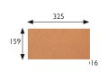 Natural 16 x 33 cm - Trukne sandsten fliser - Type Artois sandsten - Gres Aragon - Klinker Buchtal