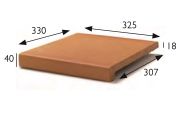 Profil schodowy 33 x 33 x 4 cm - Płytki z rozciągniętego piaskowca - typ piaskowca artois - aragon gres - klinkier buchtal