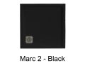 Receveurs de douche carr, avec bordure, vacuation en angle, en rsine minrale - MARC II