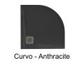 Receveurs de douche quart de rond, en rsine minrale - CURVO