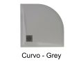 Receveurs de douche quart de rond, en rsine minrale - CURVO