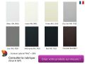 Receveurs de douche en rsine minrale, sur mesure, effet pierre, antidrapant - VULCANO Noir - 110 cm