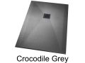 Receveurs de douche, finition effet cuir de crocodile -  CROCODILE