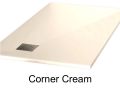 Receveur de douche avec une vacuation en angle  droite - CORNER Droite 140