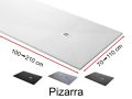 Receveur de douche sur mesure, extra plat - PIZARRA 120