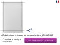 Receveur de douche caniveau avec cache siphon en rsine - COVER 120