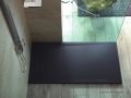 Receveur de douche caniveau avec cache siphon en rsine - COVER 120
