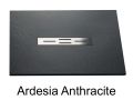 Receveur de douche caniveau central, finition ardoise - ARDESIA 100
