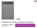 Receveur douche caniveau, 120 cm, plaque cache siphon design - VULCANO SIDE INOX