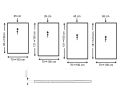 Receveur antiderapant pn24, finition lisse - VULCANO LISO