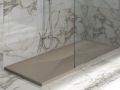 Receveur de douche design avec bonde centrale - CARDIFF 120