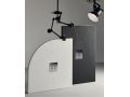 Receveur de douche imitation ardoise, blanc -  ARDOISE 140