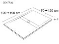 Receveur de douche caniveau central - ZENTRAL