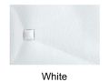 Receveur de douche avec grille de bonde coordonn�e � la couleur du bac de douche - CHIC COVER blanc 100