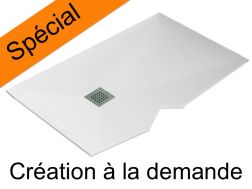 Receveur de douche sur mesure, création à la demande sur plan - SPECIAL