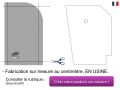 Receveur de douche, avec courbe quart de rond,  droite - CORVOREC DROIT