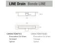 Shower tray with wall-mounted designer drain channel - GLASGOW
