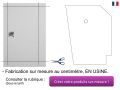 Receveur de douche avec evacuation sur le grand ct latral - FRONT 130