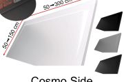 Receveur de douche avec caniveau design sur la longueur - COSMO SIDE 200